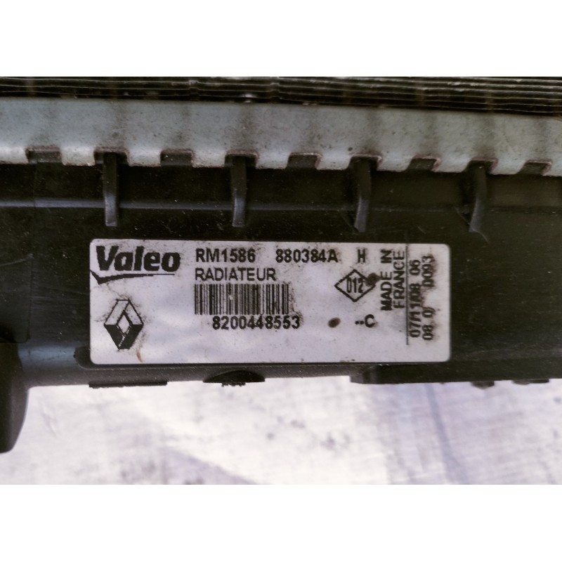 Recambio de radiador agua para renault twingo authentique referencia OEM IAM 8200448553  