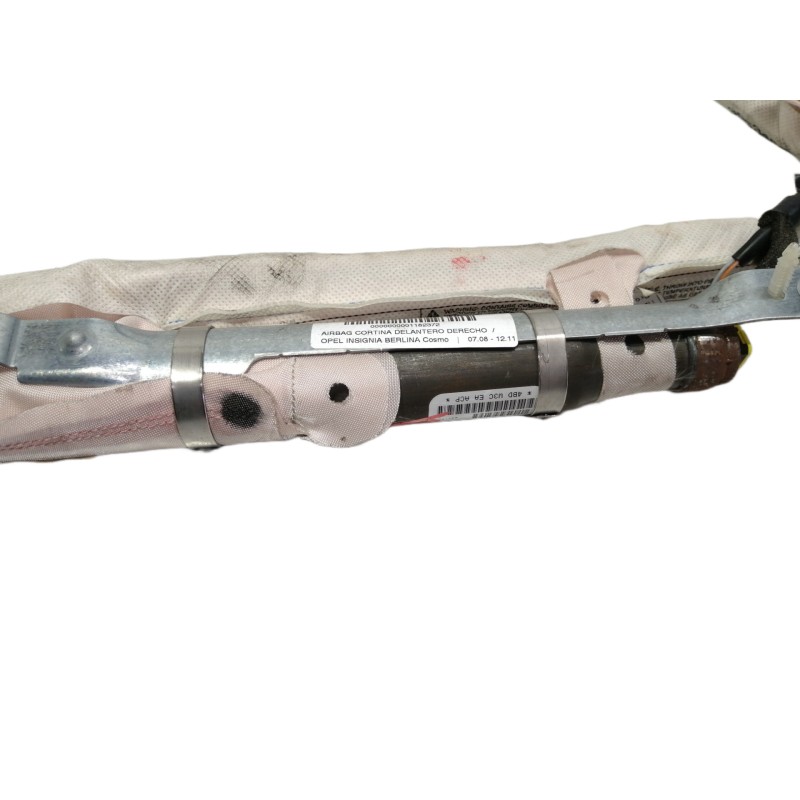 Recambio de airbag cortina delantero derecho para opel insignia berlina cosmo referencia OEM IAM 13222999  