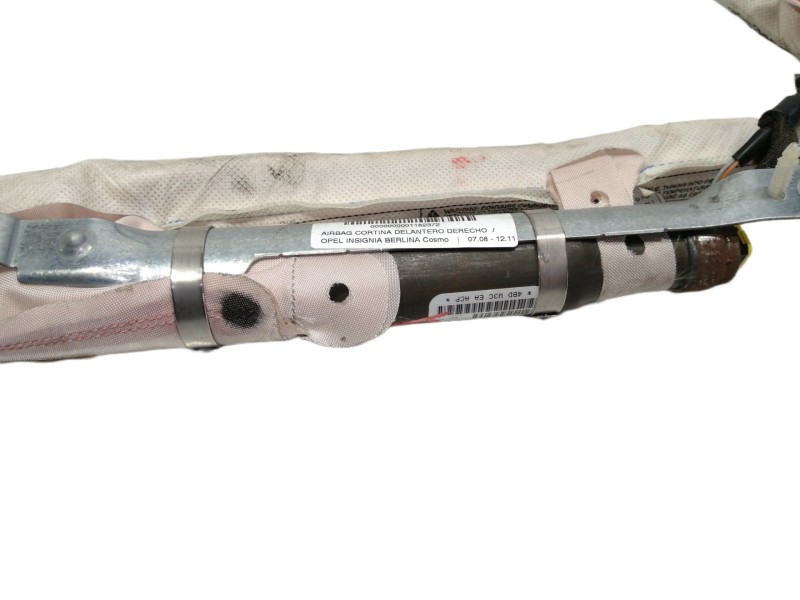 Recambio de airbag cortina delantero derecho para opel insignia berlina cosmo referencia OEM IAM 13222999  