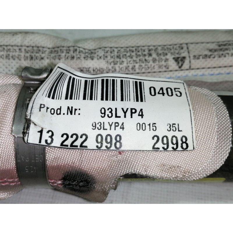 Recambio de airbag cortina delantero izquierdo para opel insignia berlina cosmo referencia OEM IAM 13222998  