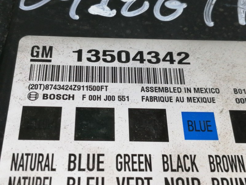 Recambio de modulo confort para opel insignia berlina cosmo referencia OEM IAM 13504342  