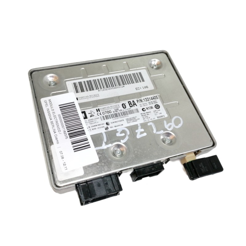 Recambio de modulo electronico para opel insignia berlina cosmo referencia OEM IAM 13314405  