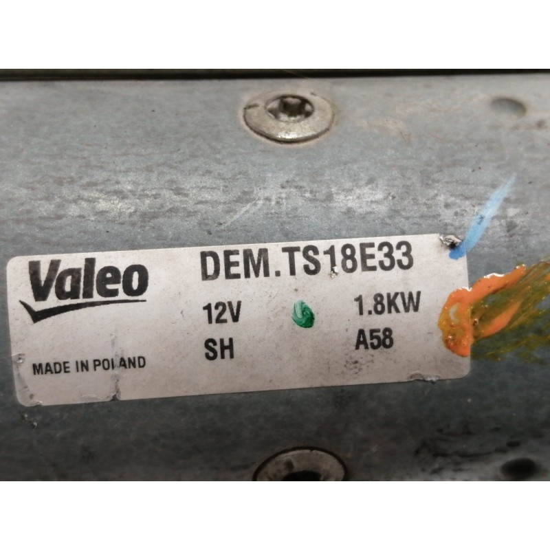 Recambio de motor arranque para opel corsa d catch me referencia OEM IAM 55217672  