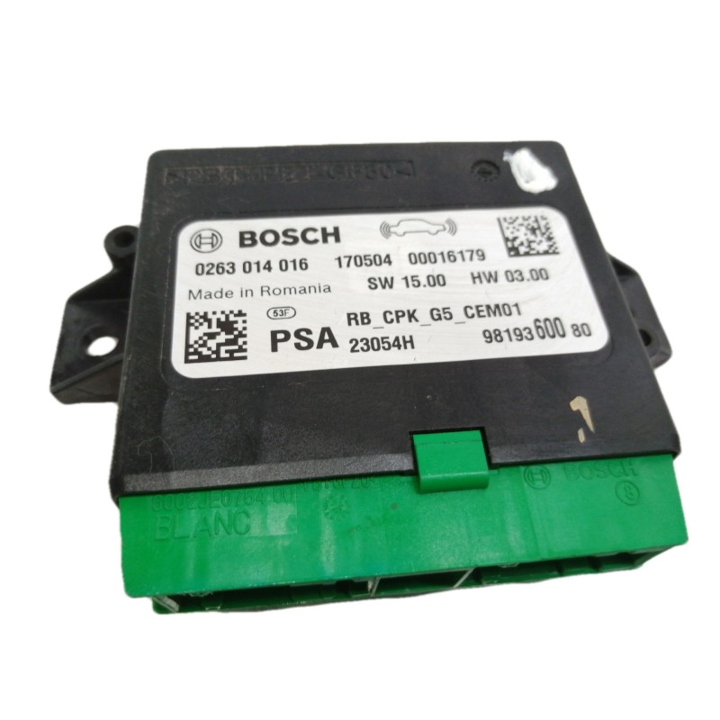 Recambio de modulo electronico para peugeot 3008 active referencia OEM IAM 0263014016  