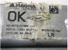 Recambio de elevalunas trasero izquierdo para dacia sandero ambiance referencia OEM IAM 827217198RA   2