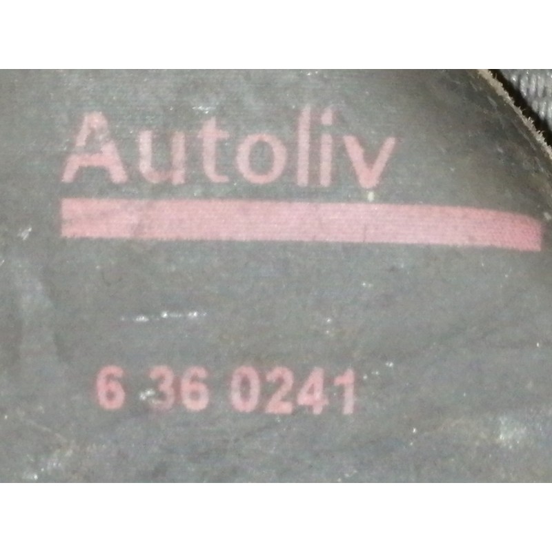 Recambio de cinturon seguridad delantero derecho para peugeot 206 cc cc quiksilver referencia OEM IAM 6360241 8974GN 3 PUERTAS