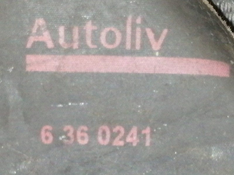 Recambio de cinturon seguridad delantero derecho para peugeot 206 cc cc quiksilver referencia OEM IAM 6360241 8974GN 3 PUERTAS