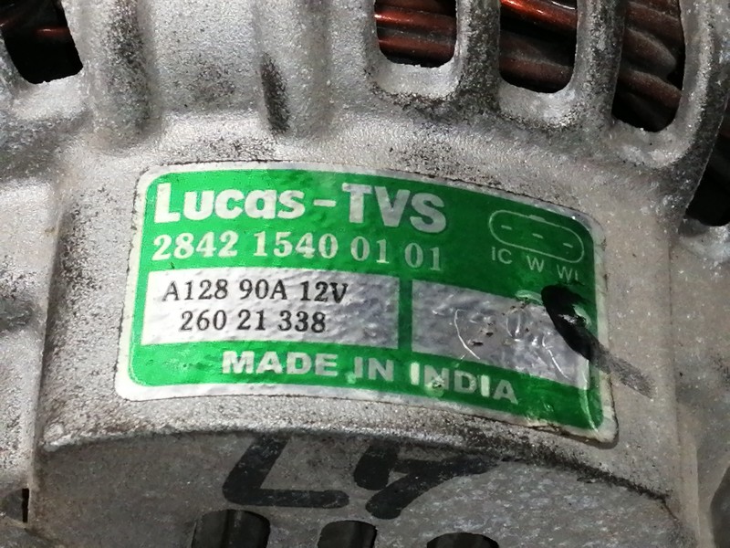 Recambio de alternador para tata indica ab01-i/lo1 referencia OEM IAM 284215400101  