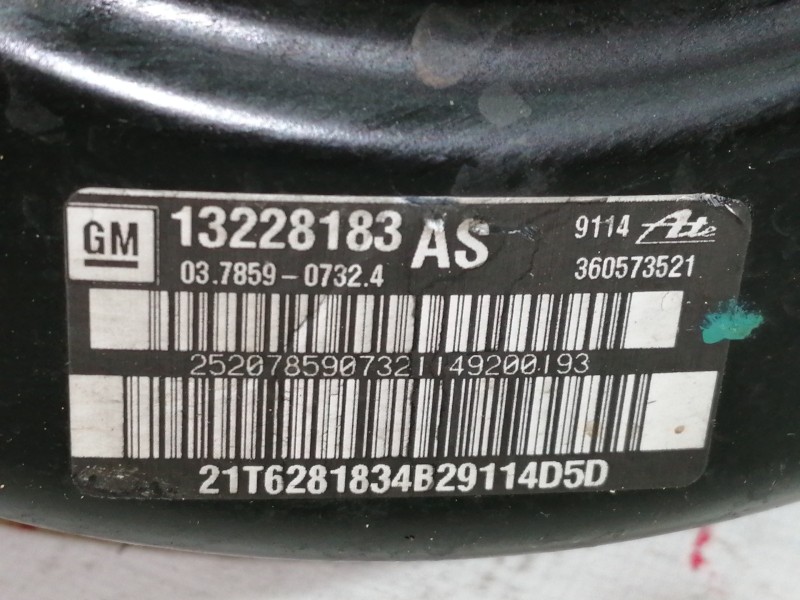 Recambio de servofreno para opel insignia berlina cosmo referencia OEM IAM 13228183AS  