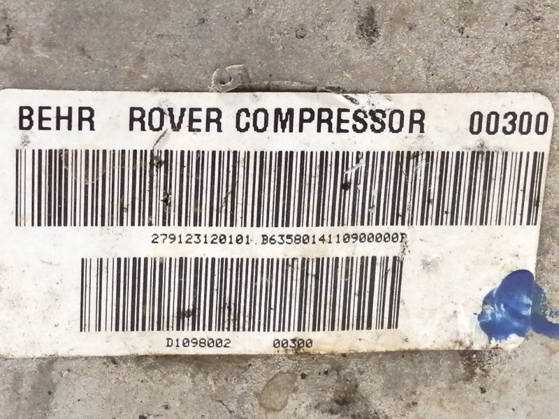 Recambio de compresor aire acondicionado para tata indica ab01-i/lo1 referencia OEM IAM JNYCA06  