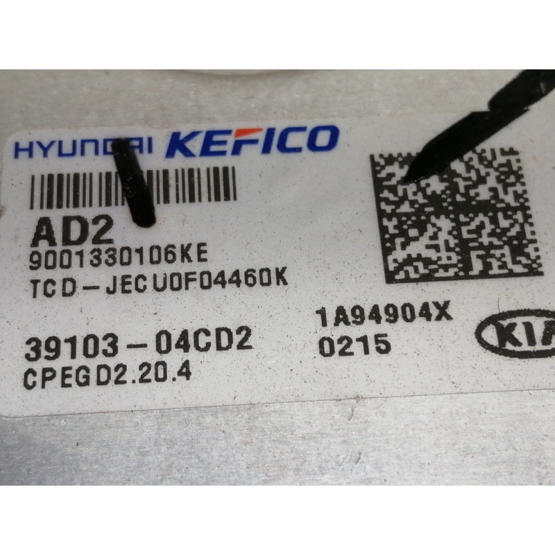 Recambio de centralita motor uce para kia xceed business referencia OEM IAM 9101200148 9001330106KE / 1A94904X 3910304CD2