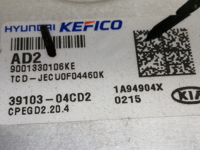 Recambio de centralita motor uce para kia xceed business referencia OEM IAM 9101200148 9001330106KE / 1A94904X 3910304CD2