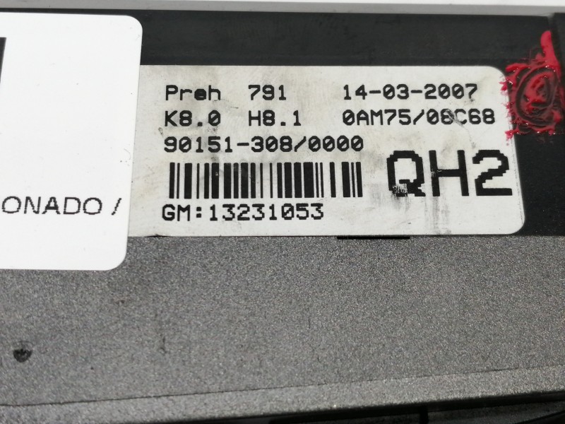Recambio de mando calefaccion / aire acondicionado para opel zafira b essentia referencia OEM IAM 13231053 0AM7508C68 