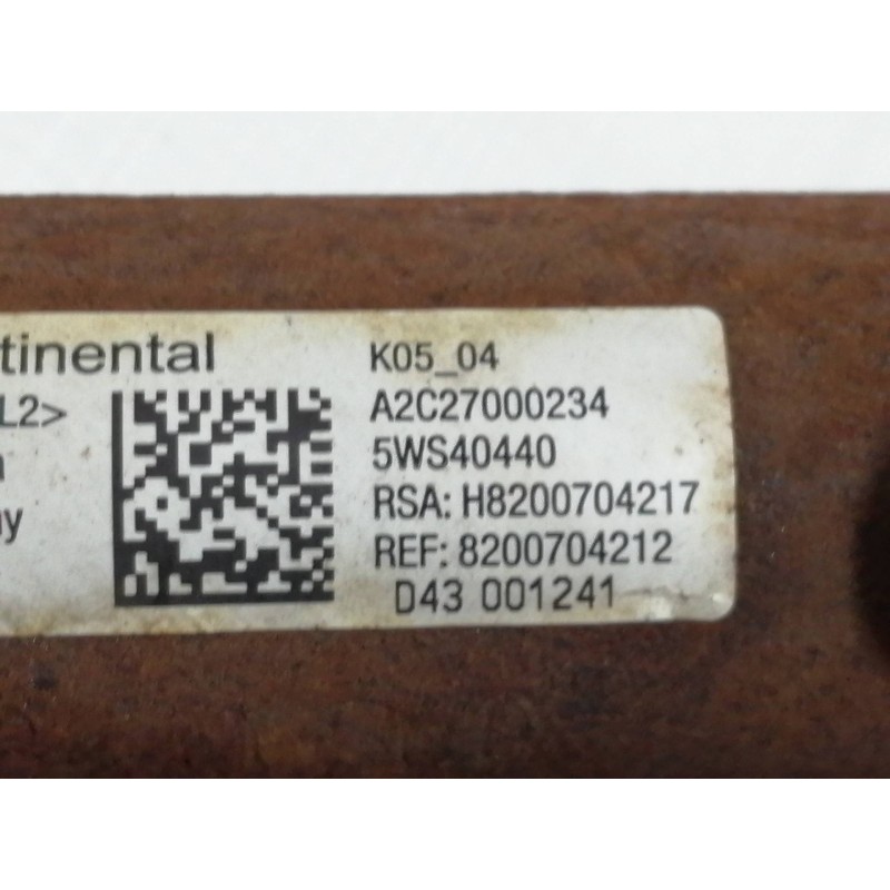 Recambio de rampa inyectora para nissan qashqai (j10) 1.5 turbodiesel cat referencia OEM IAM 8200704212  