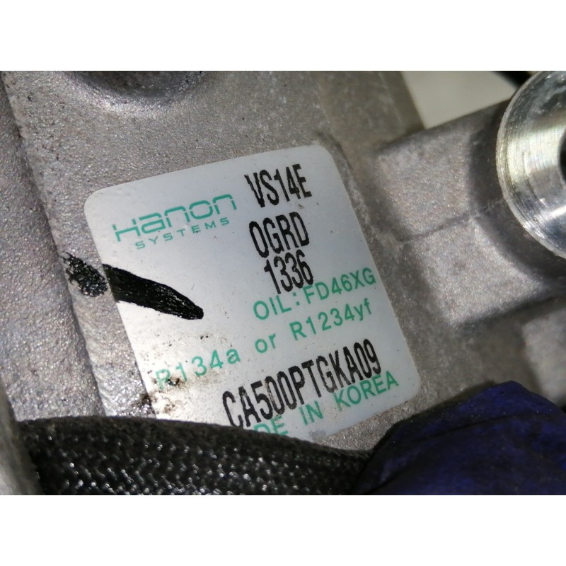 Recambio de compresor aire acondicionado para kia xceed business referencia OEM IAM 97701G4400 VS14E 0GRD1336 