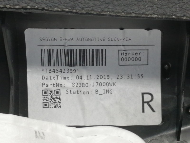 Recambio de guarnecido puerta delantera derecha para kia xceed business referencia OEM IAM 82380J7000WK 82302J7042DQB / TB56A063