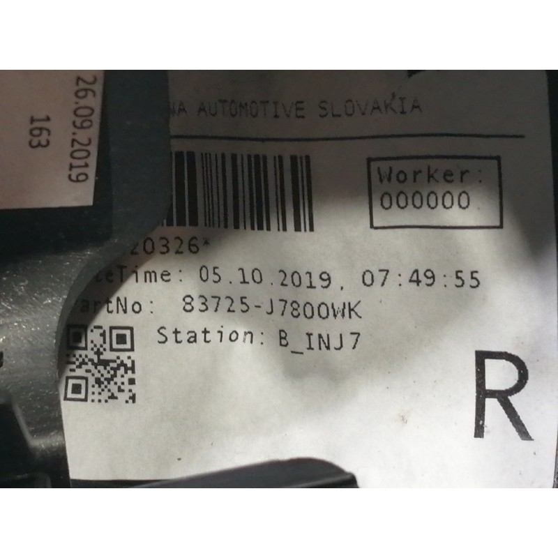 Recambio de guarnecido puerta trasera derecha para kia xceed business referencia OEM IAM 83302J7832DQB 83725J7800WK 83623J7000 
