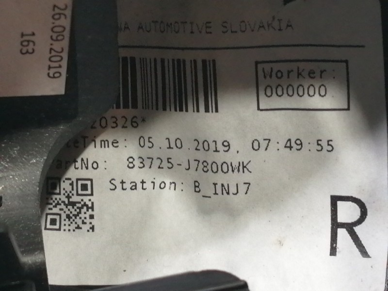 Recambio de guarnecido puerta trasera derecha para kia xceed business referencia OEM IAM 83302J7832DQB 83725J7800WK 83623J7000 