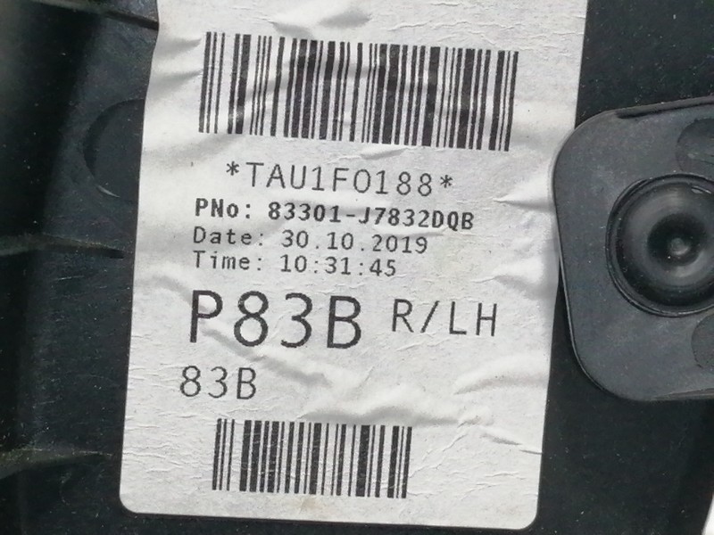 Recambio de guarnecido puerta trasera izquierda para kia xceed business referencia OEM IAM 83301J7832DQB 83613J7000 83710J7820WK