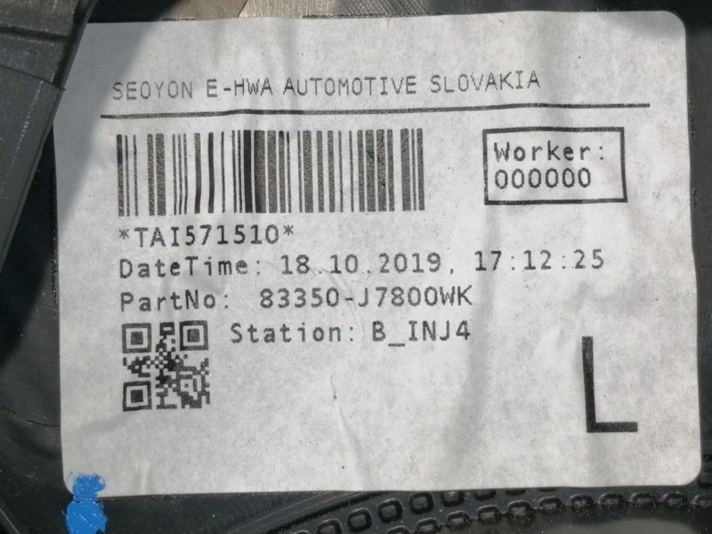 Recambio de guarnecido puerta trasera izquierda para kia xceed business referencia OEM IAM 83301J7832DQB 83613J7000 83710J7820WK