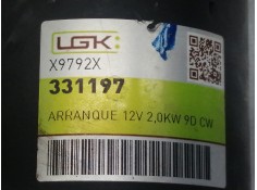 Recambio de motor arranque para fiat doblo (119) 1.9 jtd cat referencia OEM IAM 331197 X9792X  2
