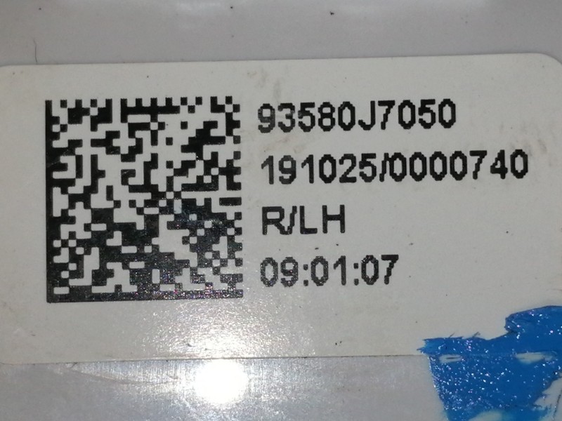 Recambio de mando elevalunas trasero izquierdo para kia xceed business referencia OEM IAM 93580J7050 1910250000740 