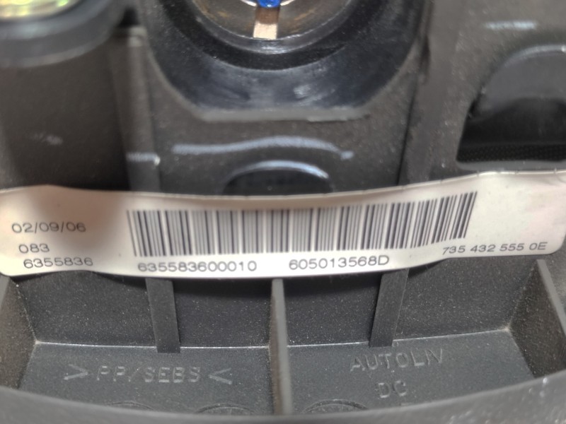 Recambio de airbag delantero izquierdo para fiat doblo (119) 1.9 jtd cat referencia OEM IAM 605013566D  