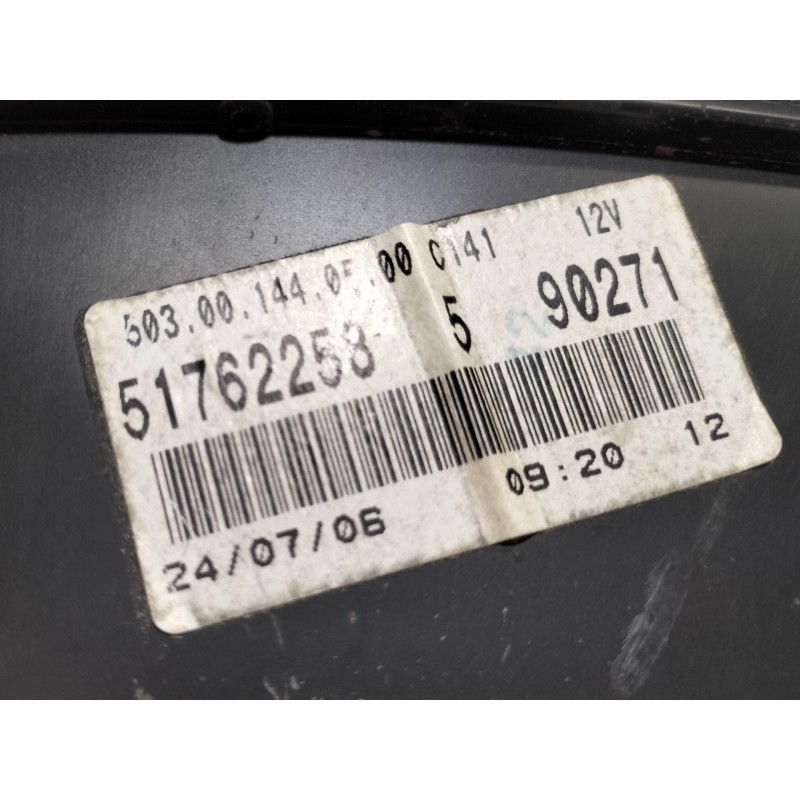Recambio de cuadro instrumentos para fiat doblo (119) 1.9 jtd cat referencia OEM IAM 51762258  