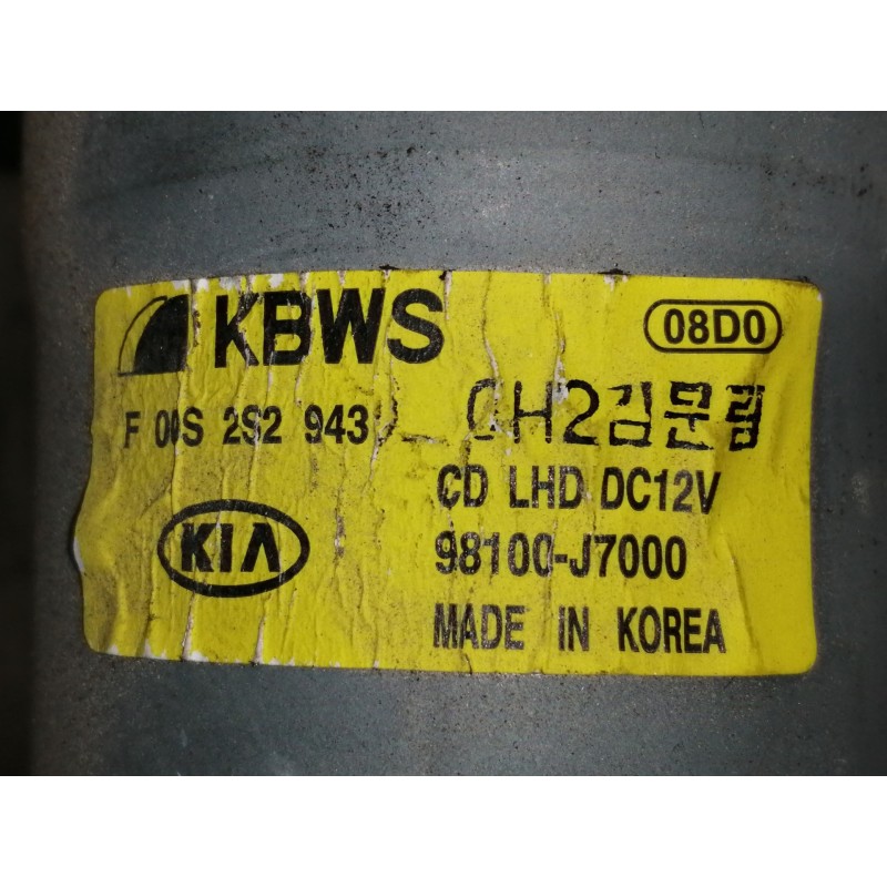 Recambio de motor limpia delantero para kia xceed business referencia OEM IAM 98100J7000 F00S2S2943 