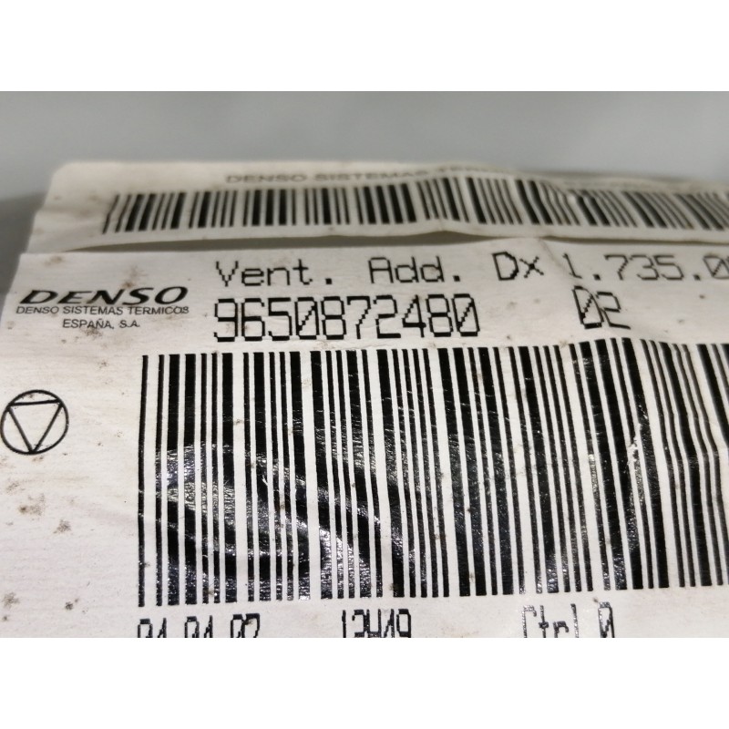 Recambio de ventilador calefaccion para citroën c4 picasso exclusive referencia OEM IAM 9650872480 173510100 