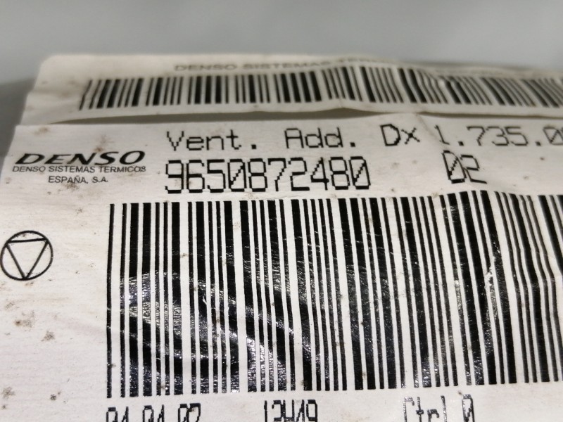 Recambio de ventilador calefaccion para citroën c4 picasso exclusive referencia OEM IAM 9650872480 173510100 