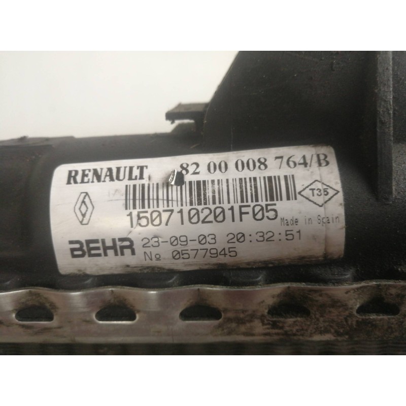 Recambio de radiador agua para renault laguna ii (bg0) authentique referencia OEM IAM 8200008764B  