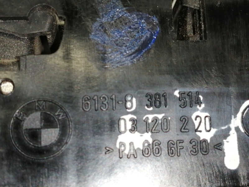 Recambio de mando elevalunas delantero derecho para bmw serie 3 berlina (e46) 328i referencia OEM IAM 61318381514  