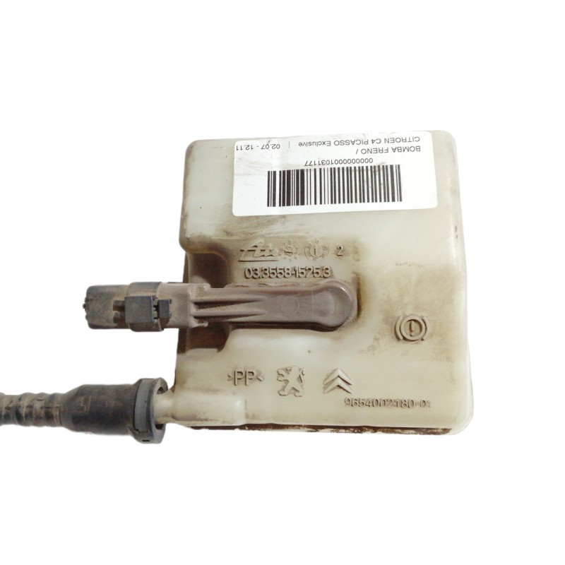 Recambio de bomba freno para citroën c4 picasso exclusive referencia OEM IAM 9654002180 03355815253 