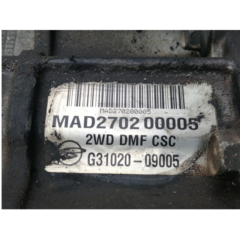 Recambio de caja cambios para ssangyong actyon 200 xdi referencia OEM IAM G3102009005 3114008010 / 3114121010 3111008201 / 31111