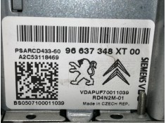 Recambio de sistema audio / radio cd para citroën c4 picasso exclusive referencia OEM IAM 96637348XT   2