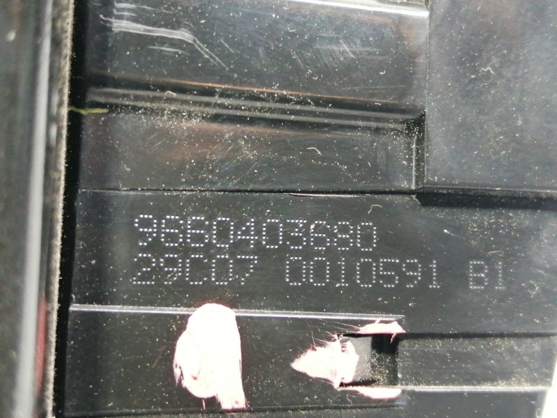 Recambio de cerradura maletero / porton para citroën c4 picasso exclusive referencia OEM IAM 9660403680 29C07 0010591B1