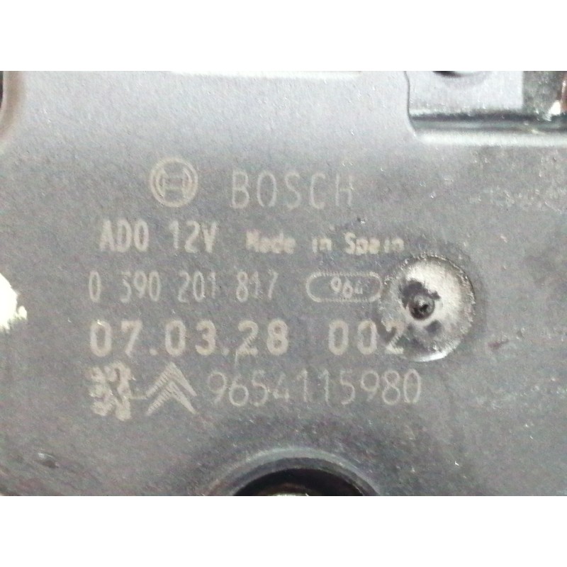 Recambio de motor limpia trasero para citroën c4 picasso exclusive referencia OEM IAM 9654115980 0390201817 