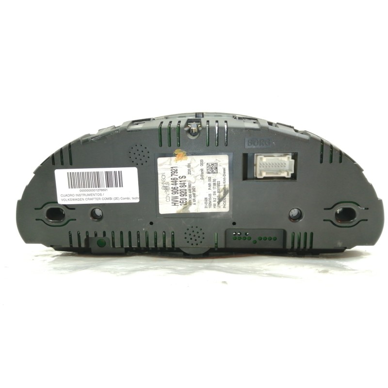 Recambio de cuadro instrumentos para volkswagen crafter combi (2e) combi, techo elevado 35 referencia OEM IAM 2E0920841S  