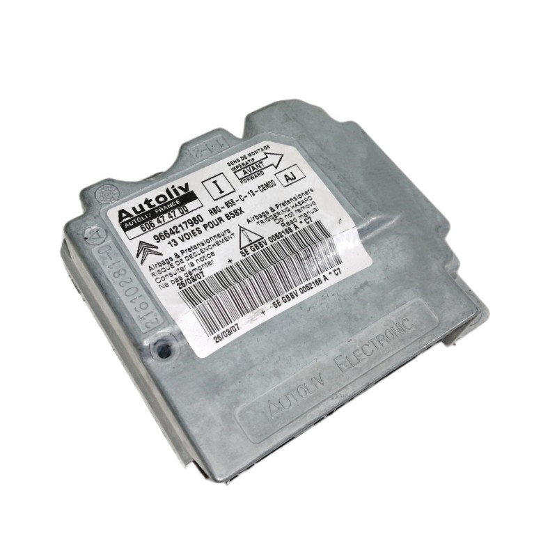 Recambio de centralita airbag para citroën c4 picasso exclusive referencia OEM IAM 9664217980 606474700 