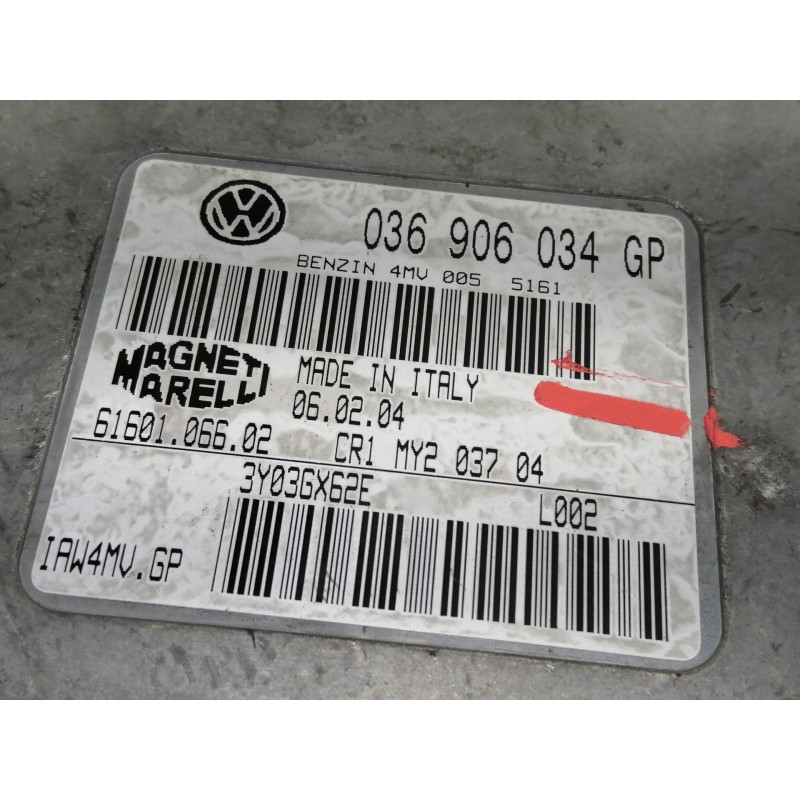 Recambio de centralita motor uce para volkswagen polo (9n1) trendline referencia OEM IAM 036906034GP  