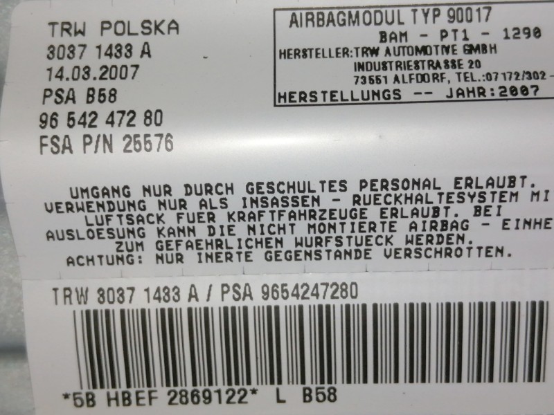 Recambio de salpicadero para citroën c4 picasso exclusive referencia OEM IAM 9683044477 9683044677 96821842ZD