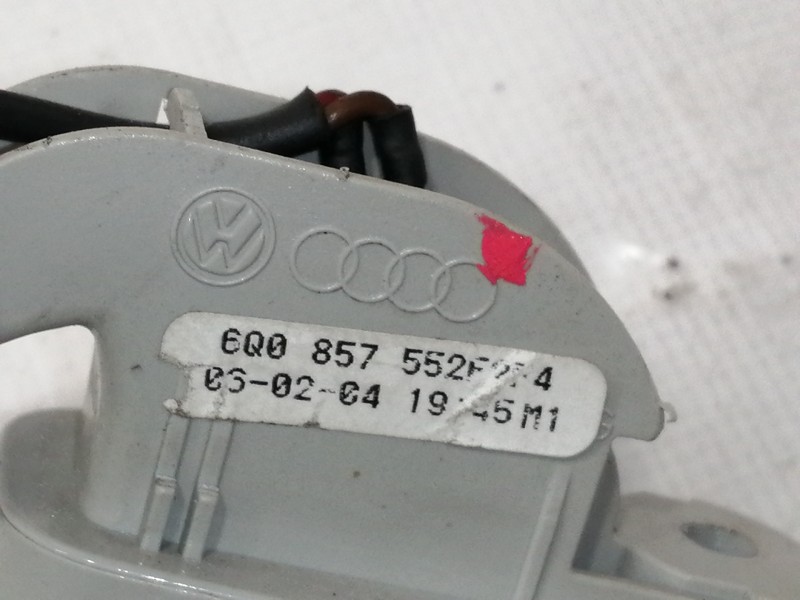 Recambio de parasol derecho para volkswagen polo (9n1) trendline referencia OEM IAM 6Q0857552  