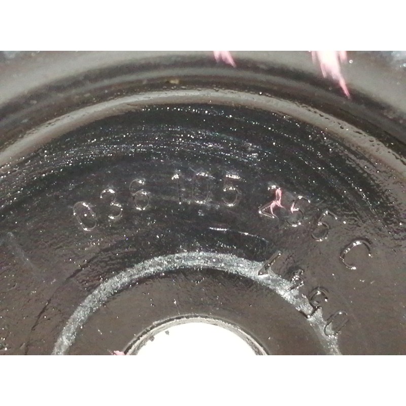 Recambio de polea cigueñal para volkswagen polo (9n1) trendline referencia OEM IAM 036105255C  