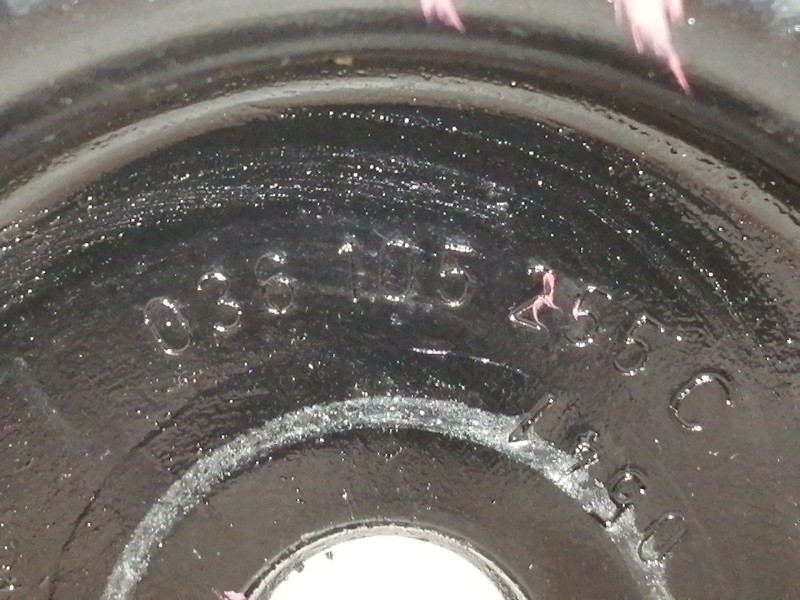 Recambio de polea cigueñal para volkswagen polo (9n1) trendline referencia OEM IAM 036105255C  