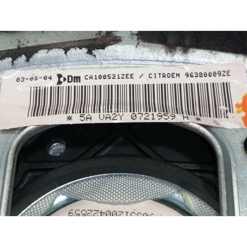 Recambio de airbag delantero izquierdo para citroën c3 1.4 hdi sx referencia OEM IAM 96380009ZE  