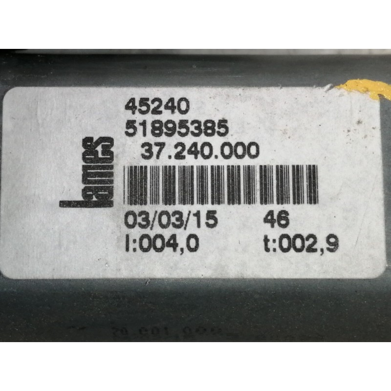 Recambio de elevalunas delantero izquierdo para fiat punto (199) easy referencia OEM IAM 51895385 45240 37240000