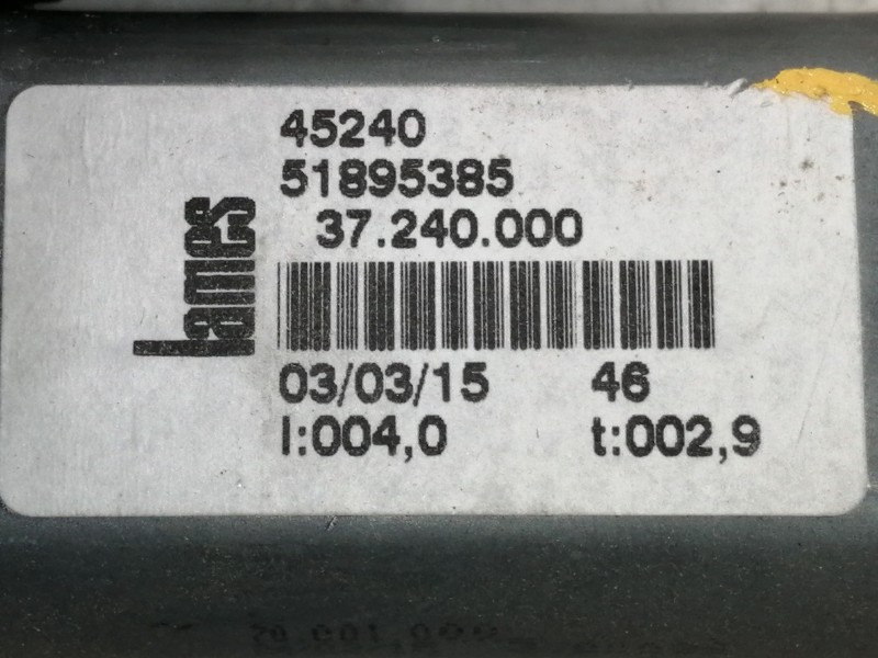 Recambio de elevalunas delantero izquierdo para fiat punto (199) easy referencia OEM IAM 51895385 45240 37240000