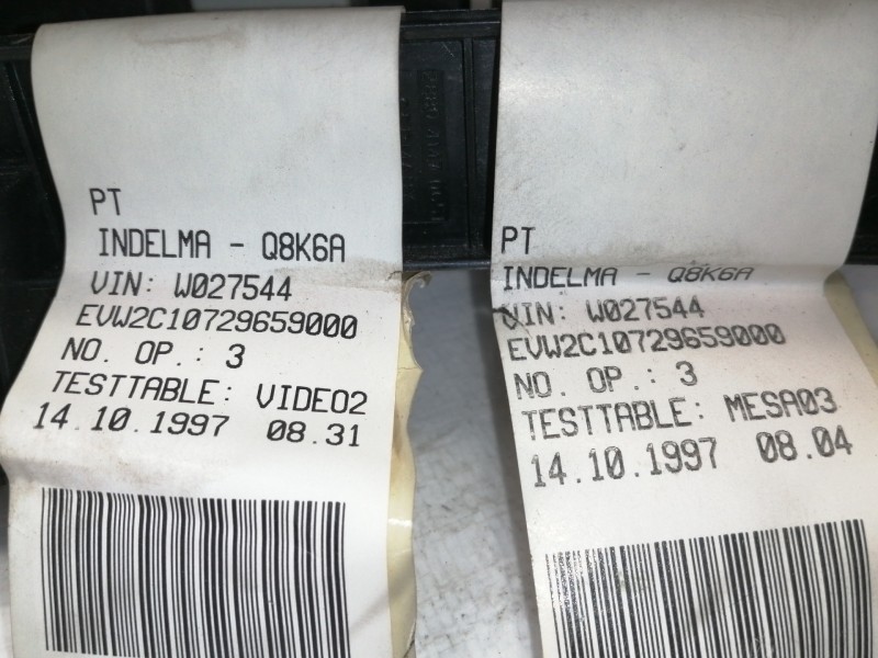 Recambio de caja reles / fusibles para volkswagen sharan (7m8) 1.9 tdi referencia OEM IAM EVW2C10729659000  