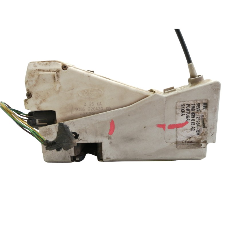 Recambio de cerradura puerta trasera derecha para volkswagen sharan (7m8) 1.9 tdi referencia OEM IAM 7M0839011AC  